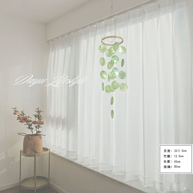 ins shell wind chimes small fresh balcony window sill pendant kindergarten pendant creative home bed and breakfast air pendant