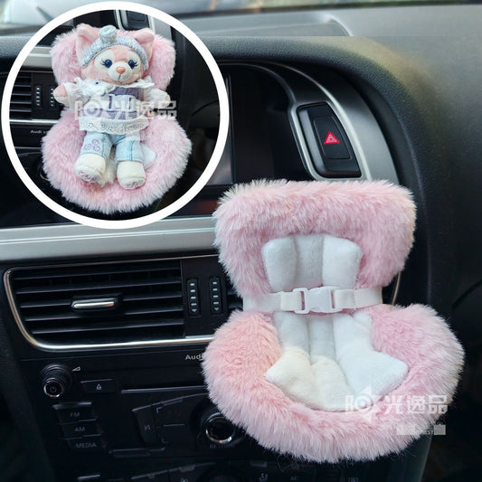 Rabub car seat plush doll car out trend clip mini chair