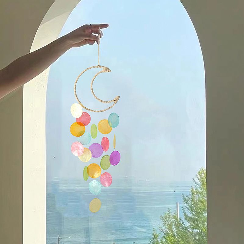 ins shell wind chimes small fresh balcony window sill pendant kindergarten pendant creative home bed and breakfast air pendant