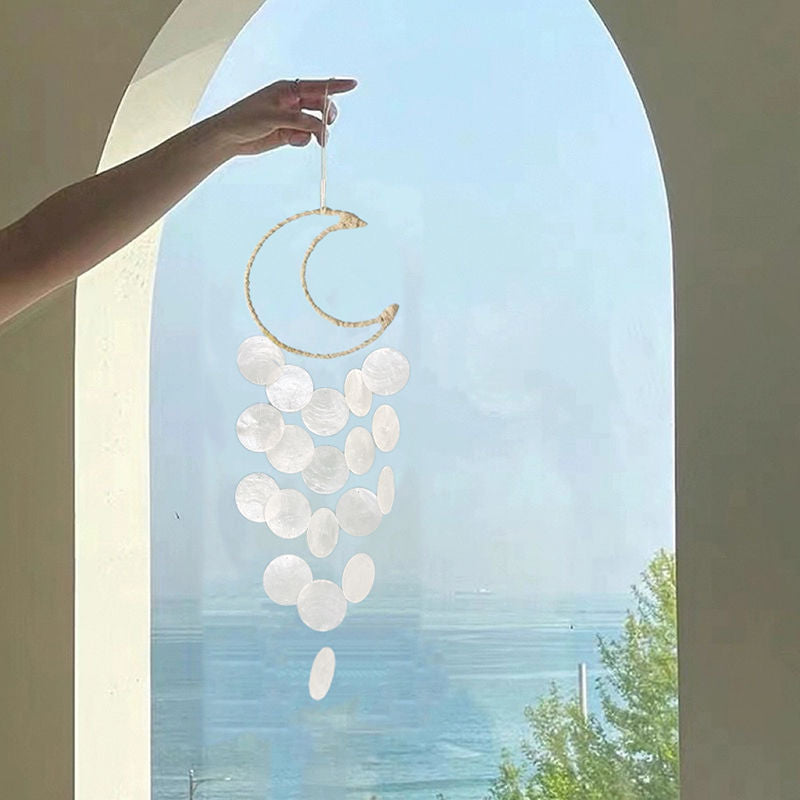 ins shell wind chimes small fresh balcony window sill pendant kindergarten pendant creative home bed and breakfast air pendant
