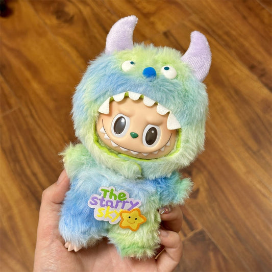 Labubu17cm plush toy baby clothes, one or two generations of Labubu pendants, vinyl doll replacement set