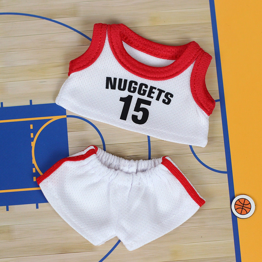 Labubu baby jersey handsome team high value labubu sweater Lakers 8 heart macaron clothes