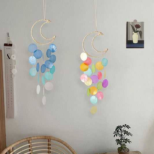 ins shell wind chimes small fresh balcony window sill pendant kindergarten pendant creative home bed and breakfast air pendant