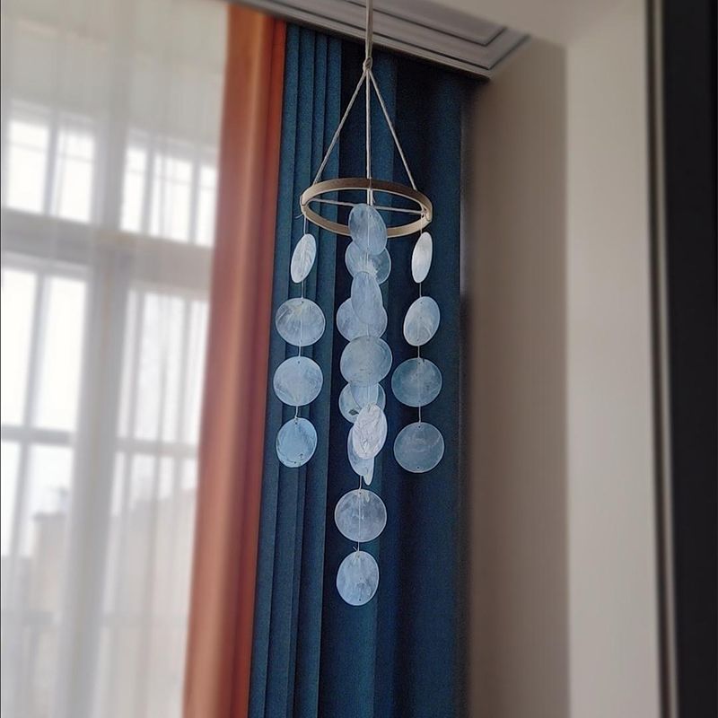 ins shell wind chimes small fresh balcony window sill pendant kindergarten pendant creative home bed and breakfast air pendant