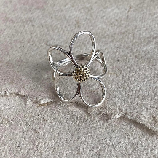 Distressed Daisy Rings