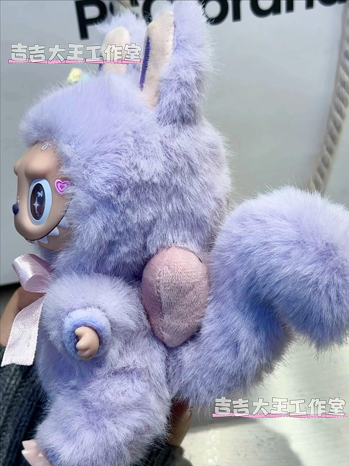 Mashed taro cake LABUBU likes to consult the backstage, a generation of macarons to change babies