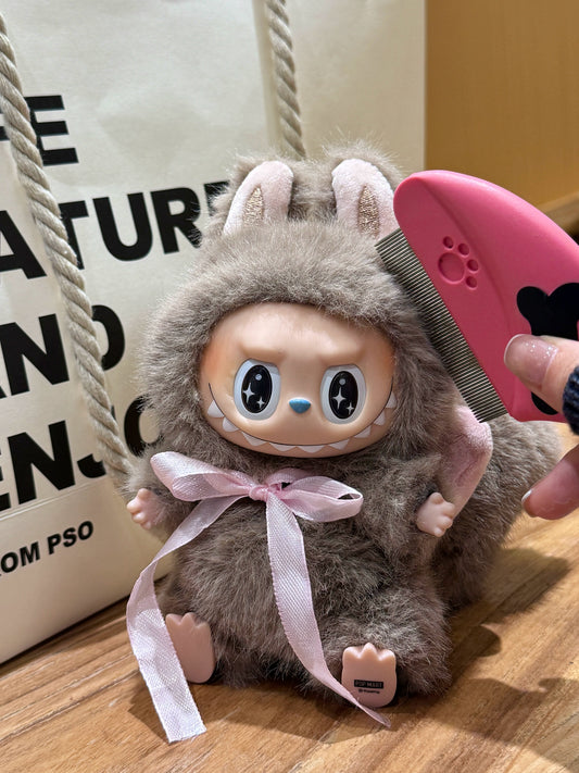Exclusive customization, original, squirrel big tail LABUBU genuine first-generation macaron change baby, can be shot directly