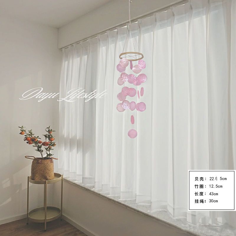 ins shell wind chimes small fresh balcony window sill pendant kindergarten pendant creative home bed and breakfast air pendant